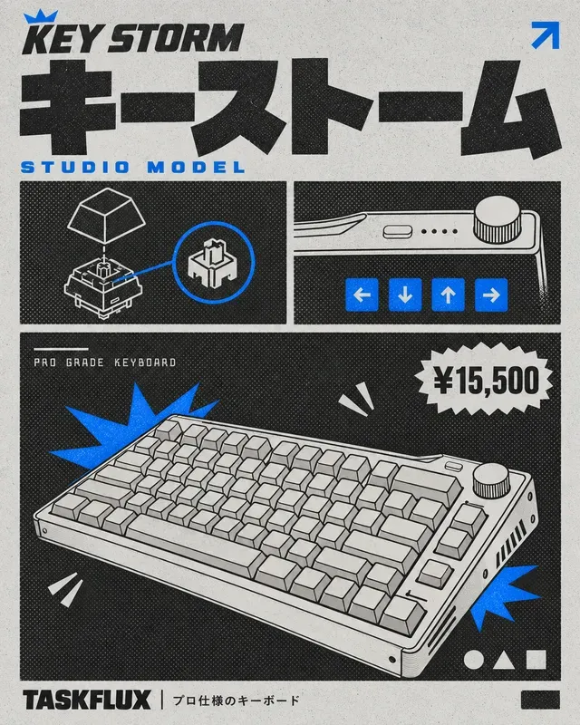 Retro Flat Brand Social Media Posts
