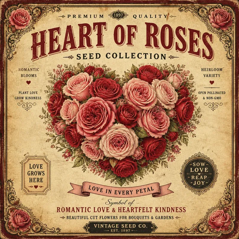 Vintage Seed Packet Poster Designs