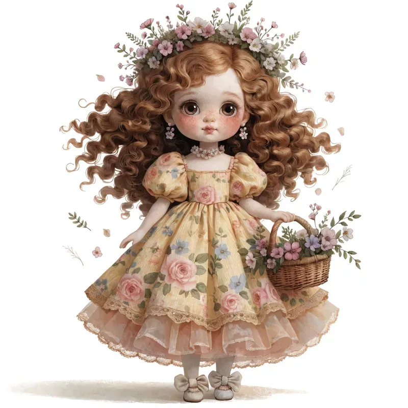 Whimsical Cottagecore Doll Collections