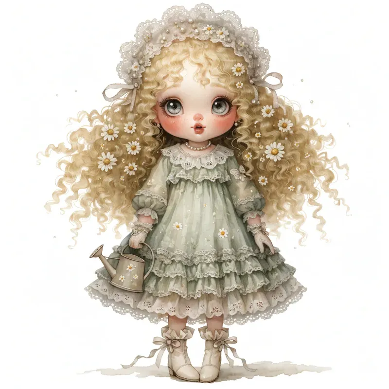 Whimsical Cottagecore Doll Collections