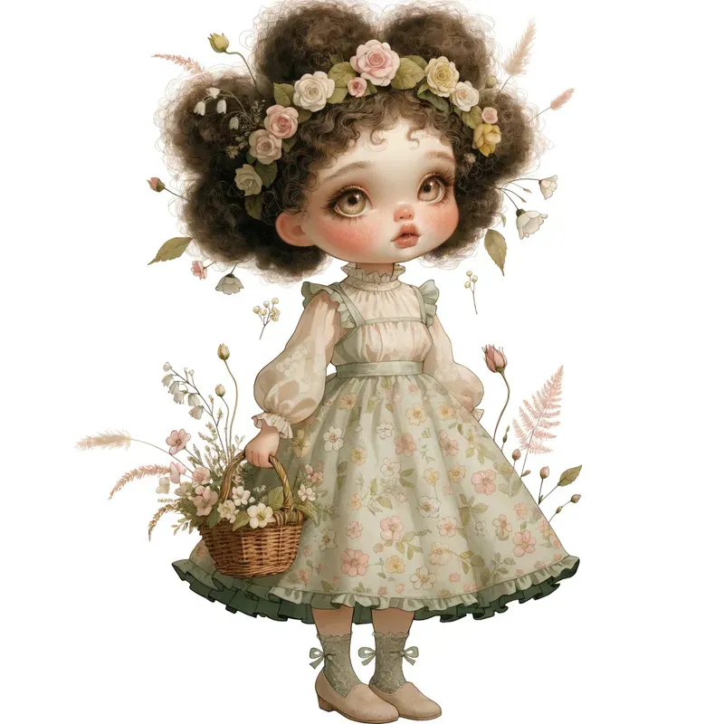 Whimsical Cottagecore Doll Collections