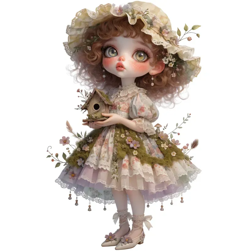 Whimsical Cottagecore Doll Collections