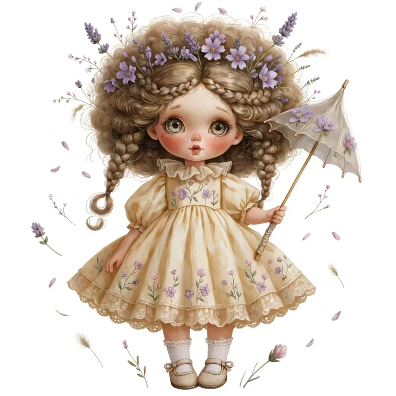 Whimsical Cottagecore Doll Collections