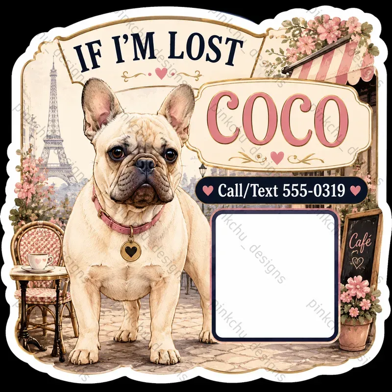 If Im Lost Pet Stickers