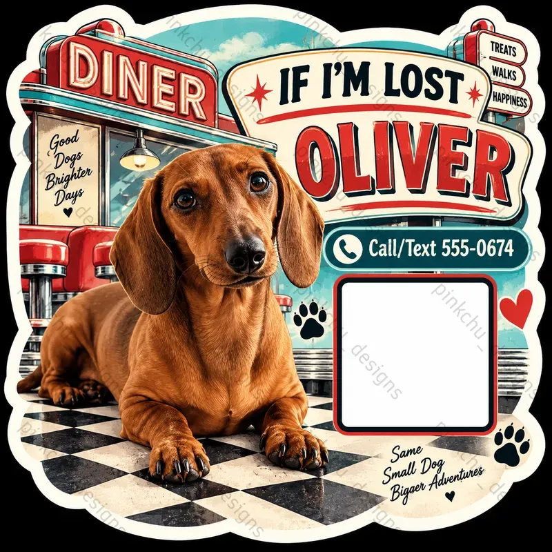 If Im Lost Pet Stickers