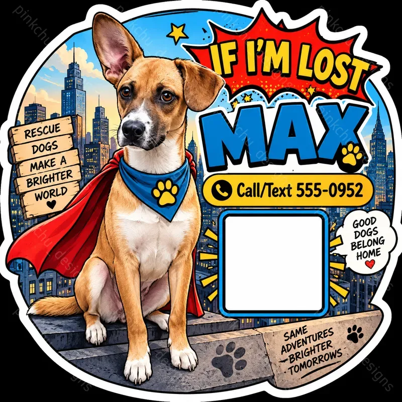 If Im Lost Pet Stickers