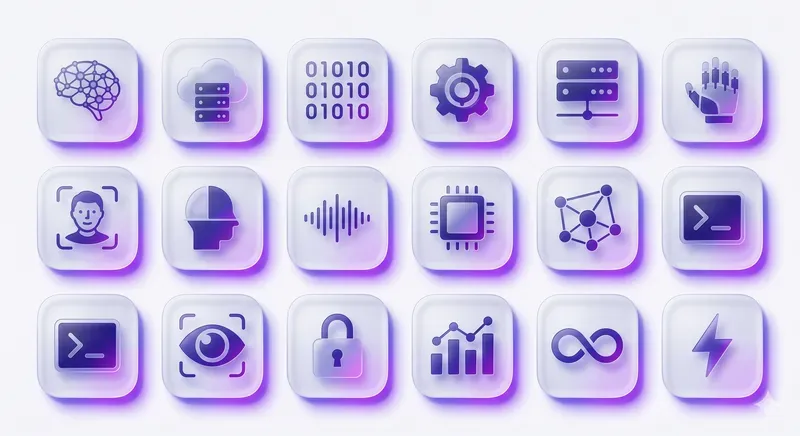 Glassmorphism 20 UI Icons Generator