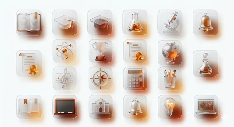 Glassmorphism 20 UI Icons Generator