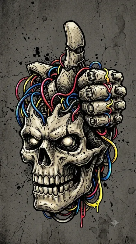 Gritty Rebel Street Art Graphics