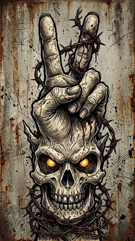 Gritty Rebel Street Art Graphics