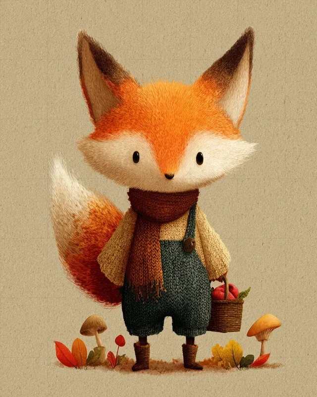 Nursery Colored Pencil Character Sheets