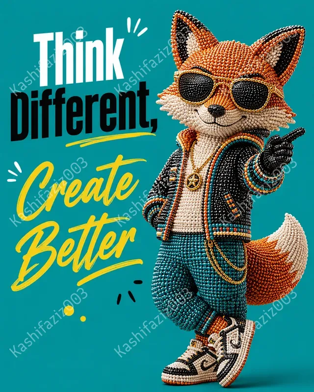 Beaded Mascot Ad Creators