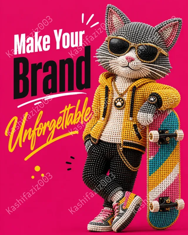 Beaded Mascot Ad Creators