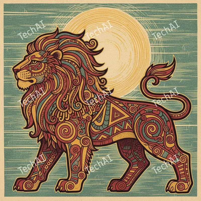 Ancient Echoes Woodblock Wisdom