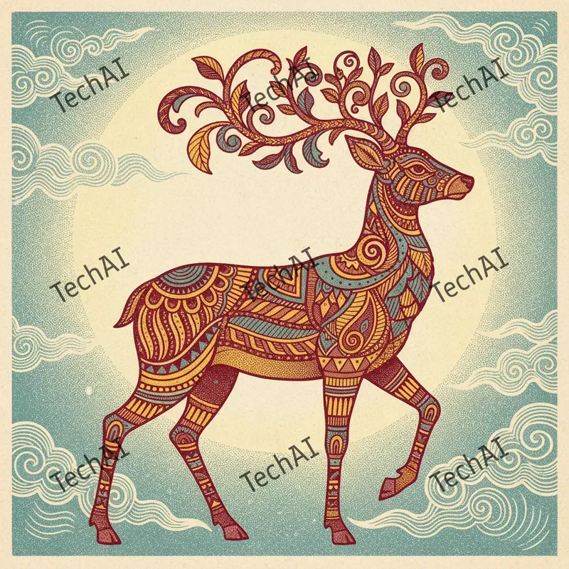 Ancient Echoes Woodblock Wisdom