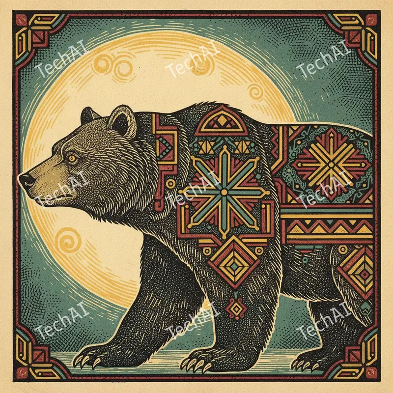 Ancient Echoes Woodblock Wisdom