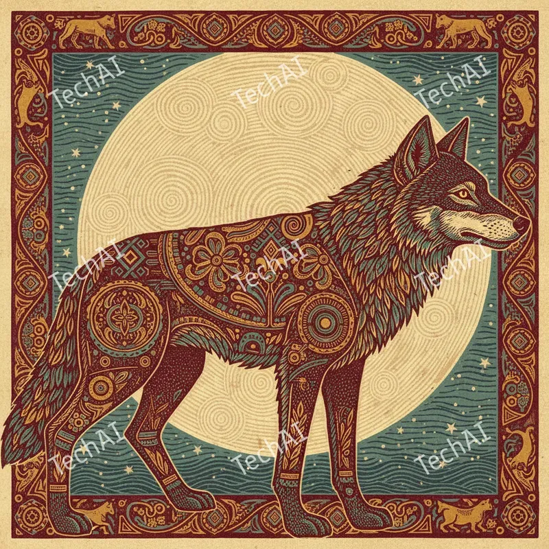 Ancient Echoes Woodblock Wisdom