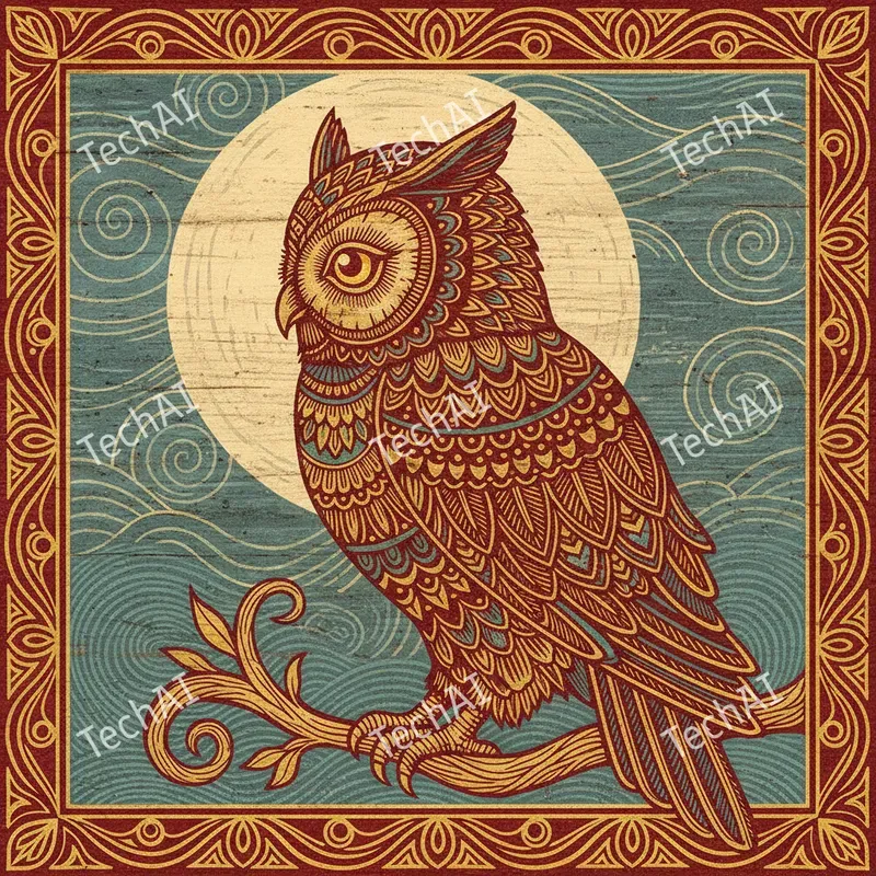 Ancient Echoes Woodblock Wisdom