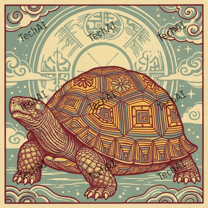 Ancient Echoes Woodblock Wisdom