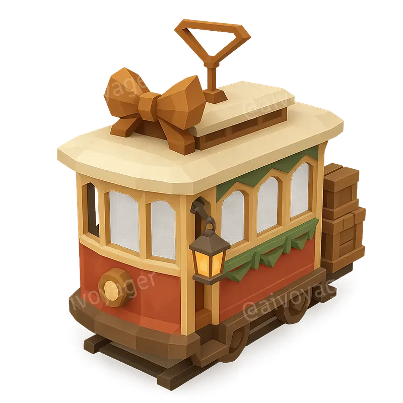 Lowpoly Cookie Delivery Carts