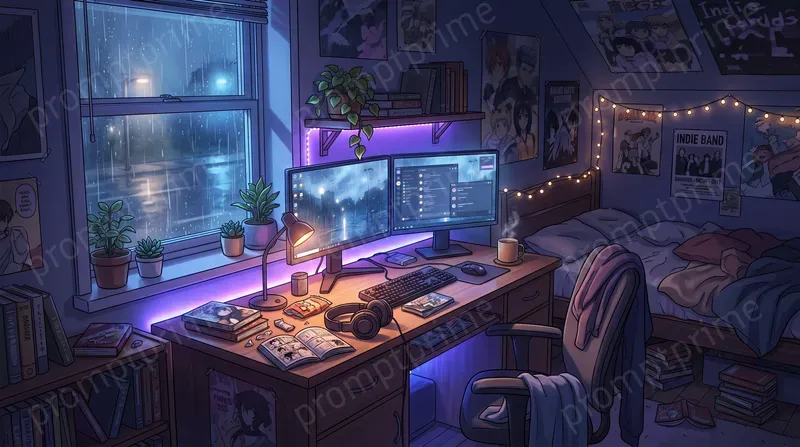 Cozy Lofi Anime Backgrounds