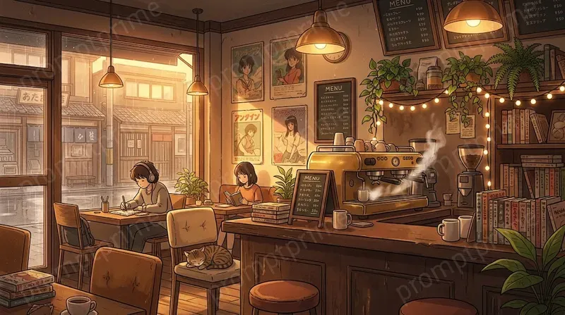 Cozy Lofi Anime Backgrounds