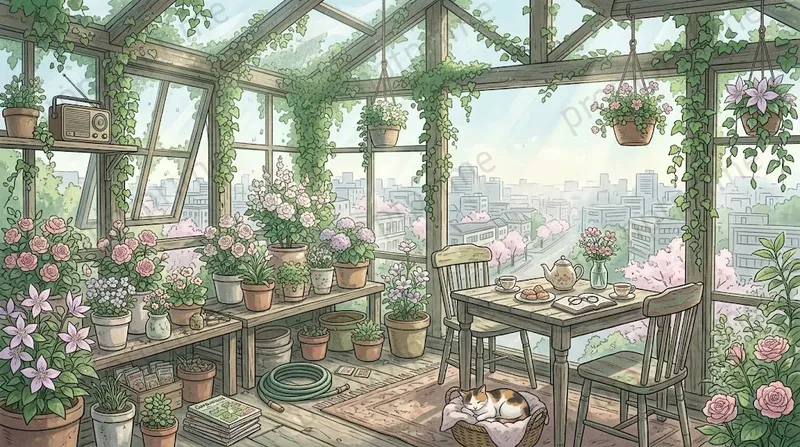 Cozy Lofi Anime Backgrounds
