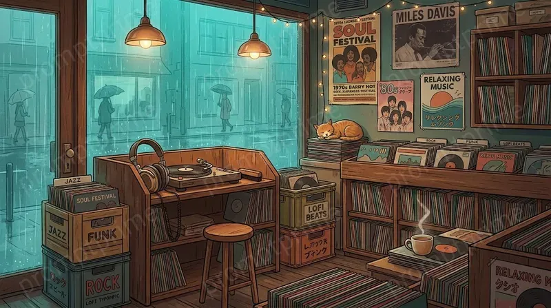 Cozy Lofi Anime Backgrounds