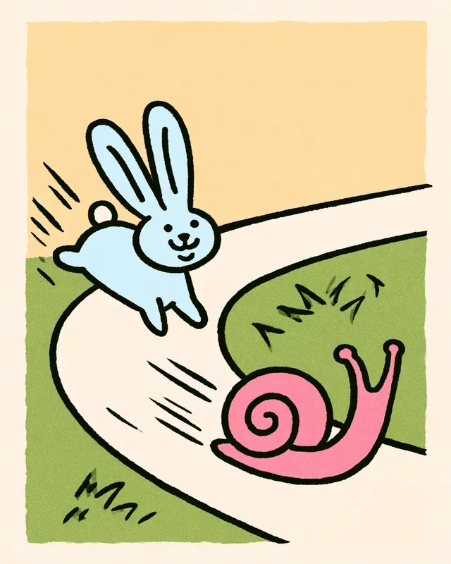 Bold Cartoon Opposites Cards