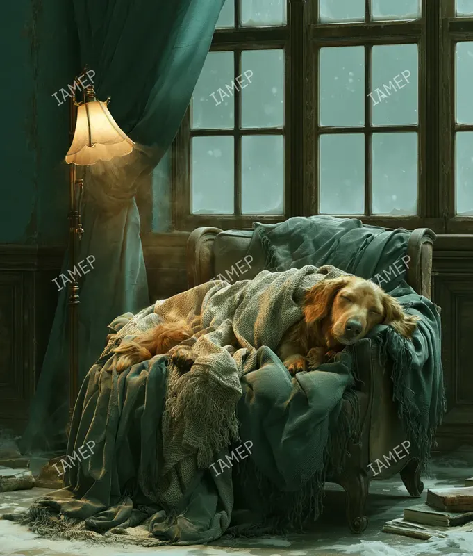Cozy Cinematic Pet Interiors