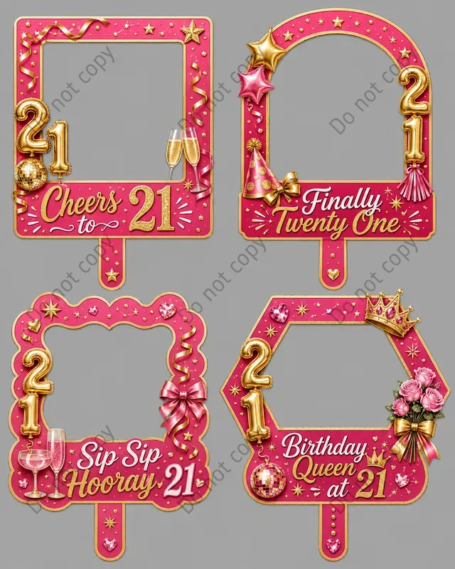 Photo Booth Frame Sign Designs