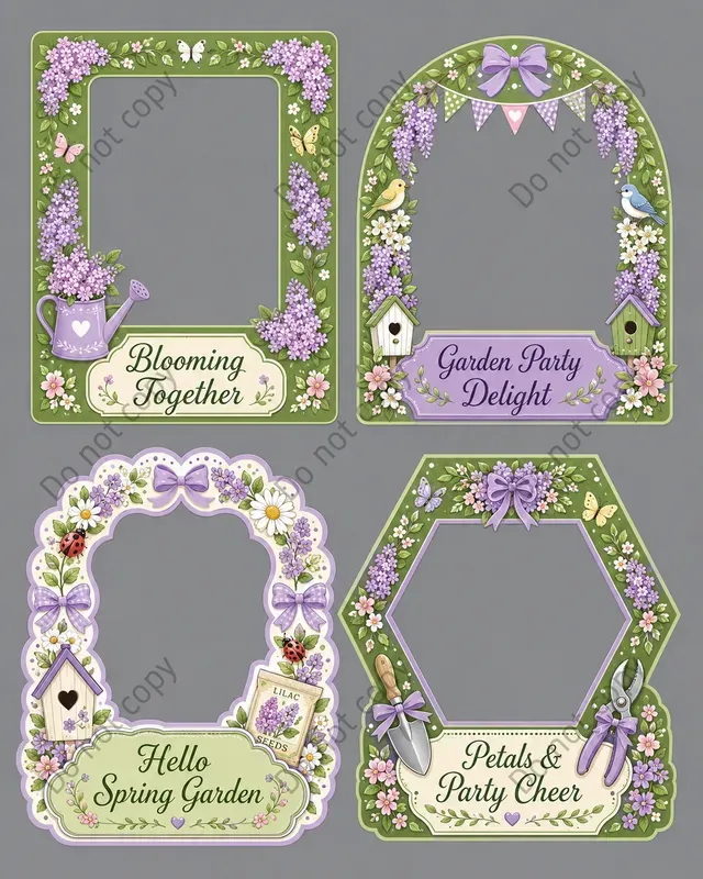 Photo Booth Frame Sign Designs