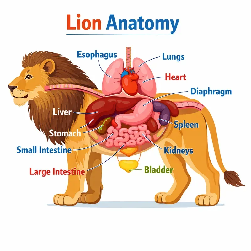 Animal Anatomy Educational Diagrams