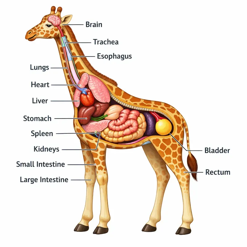 Animal Anatomy Educational Diagrams