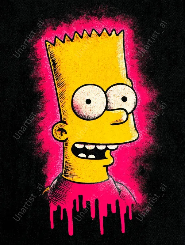 Tshirt Synthwave Character Designs