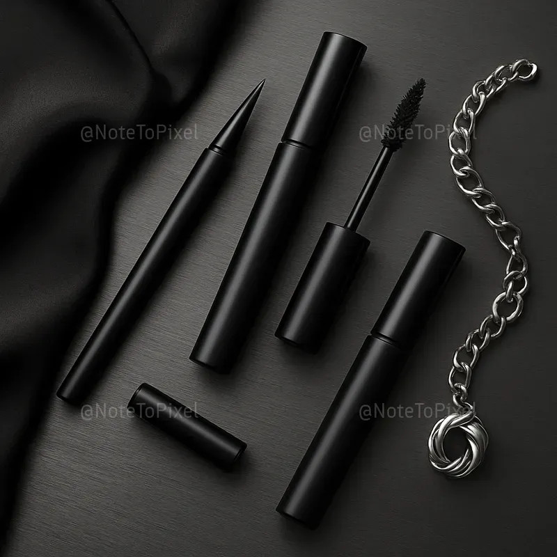 Luxury Makeup Editorial Flatlays