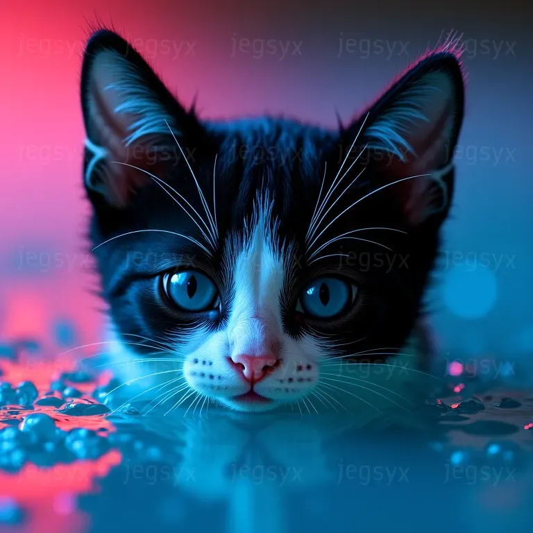 Hyperrealistic Neon Photoshoots