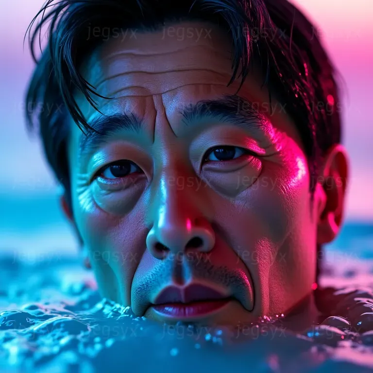 Hyperrealistic Neon Photoshoots