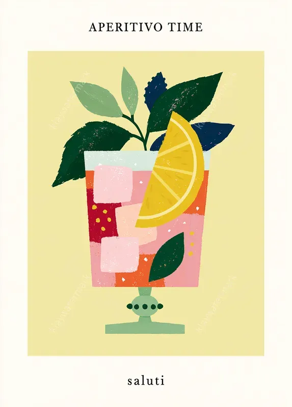 Bold Italian Summer Poster Illustrations