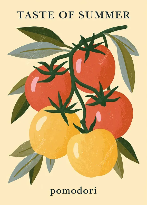 Bold Italian Summer Poster Illustrations