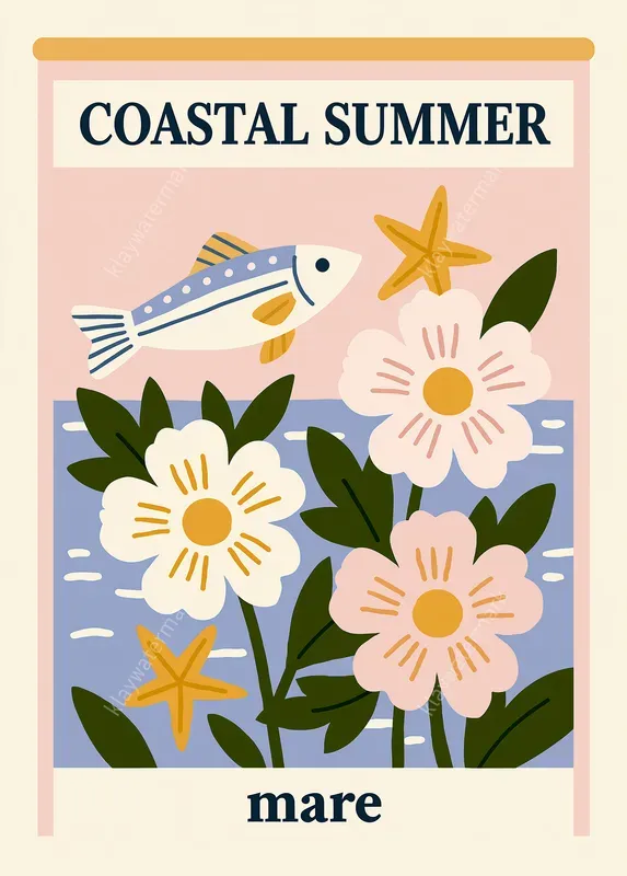 Bold Italian Summer Poster Illustrations