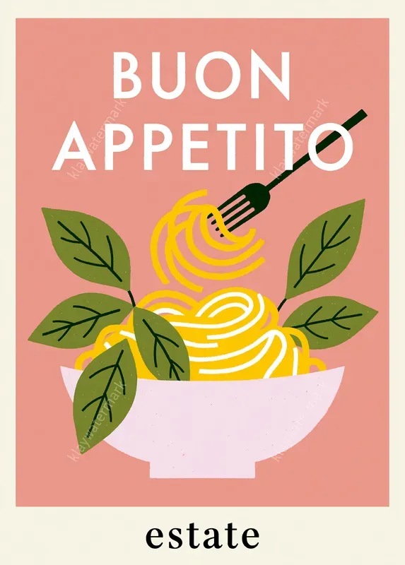 Bold Italian Summer Poster Illustrations