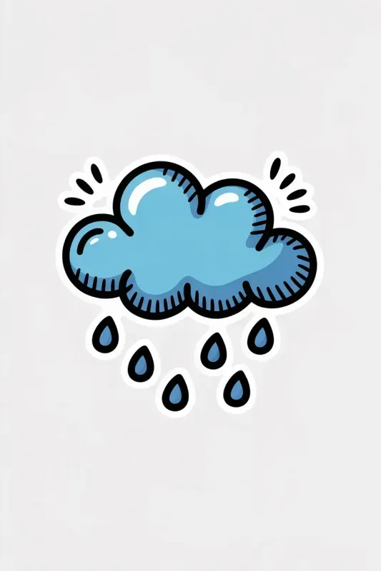 Colored Hand Drawn Doodle Logos