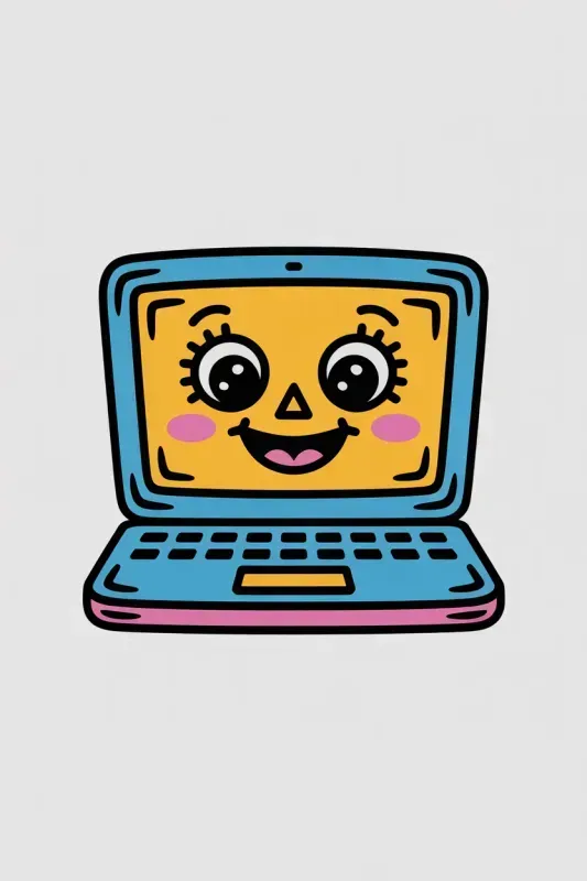 Colored Hand Drawn Doodle Logos