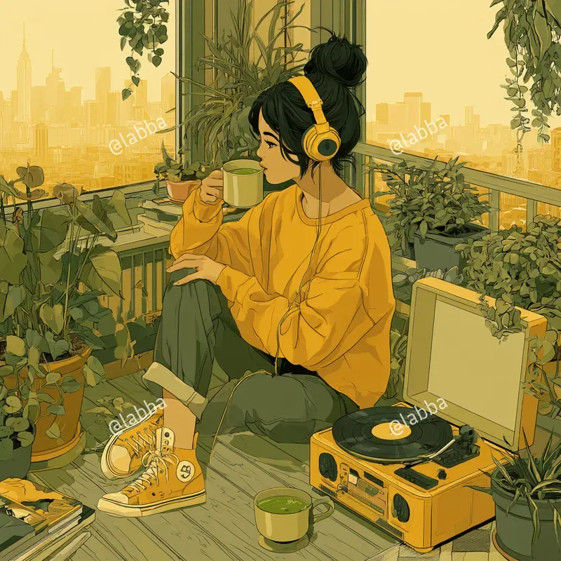 Lofi Chill Animation Ready Art
