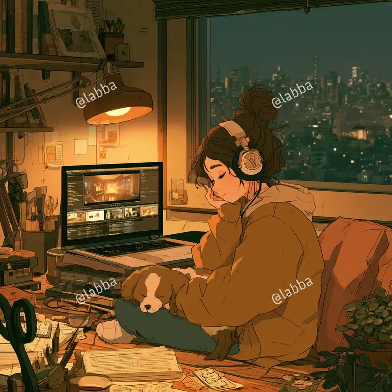 Lofi Chill Animation Ready Art
