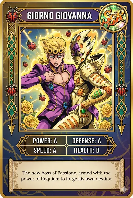 Anime Trading Card Game Designs