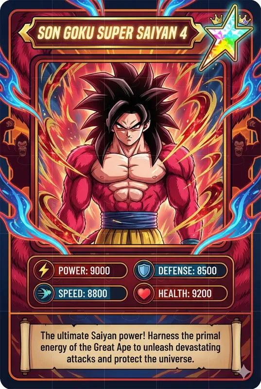 Anime Trading Card Game Designs