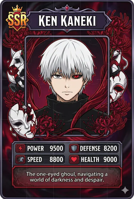 Anime Trading Card Game Designs
