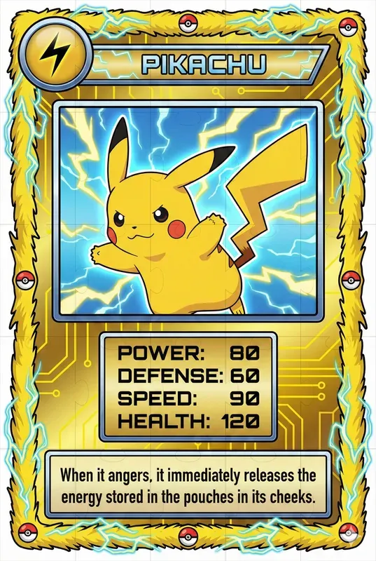 Anime Trading Card Game Designs
